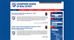 Desktop Screenshot of blog.championsschool.com